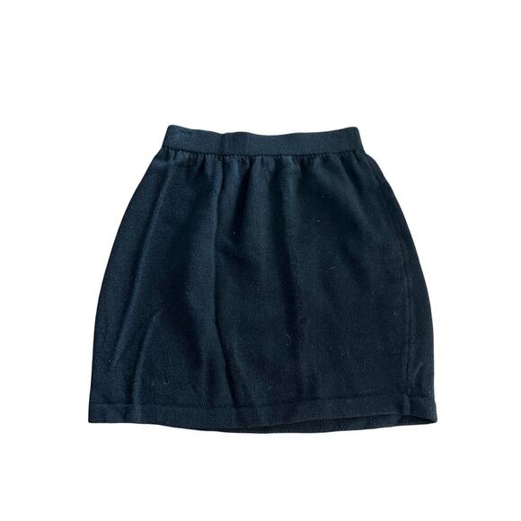 St. John Basics Women's Black Santana Knit Mini Pencil Skirt Size 6 - Picture 1 of 5